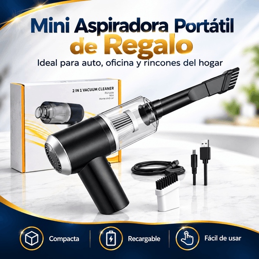 Hidrolavadora Inalámbrica para Carro y Moto + Aspiradora de Regalo