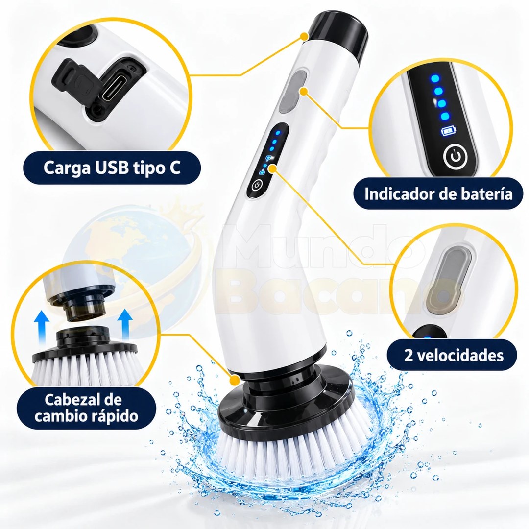 Inalámbrico, recargable y fácil de usar